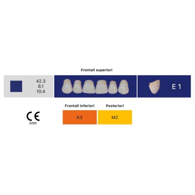 Eray Deluxe 1 Mouth (28 teeth, 4 rows) - Art. E1-K3-M2