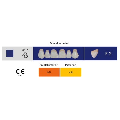 Eray Deluxe 1 Mouth (28 teeth, 4 rows) - Art. E2-K5-AB