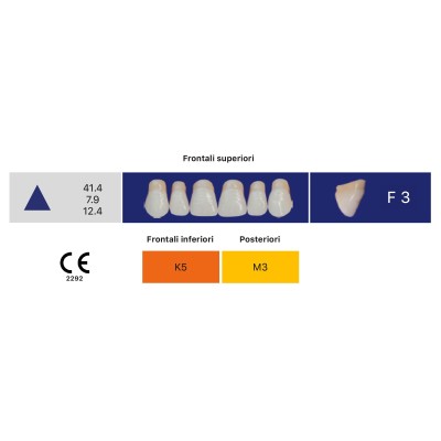 Eray Deluxe 1 Mouth (28 teeth, 4 rows) - Art. F3-K5-M3