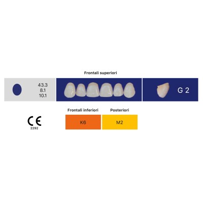 Eray Deluxe 1 Mouth (28 teeth, 4 rows) - Art. G2-K6-M2