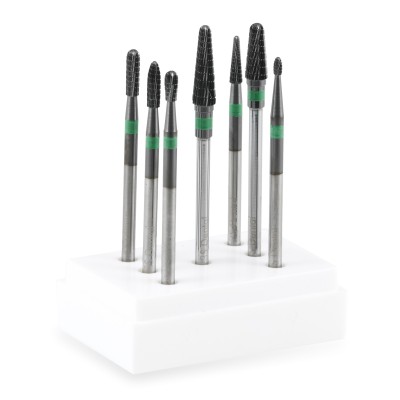Kit 7 Tungsten Carbide Cutters FSQ "Black Diamond Series" - CARBIDE CUTTERS