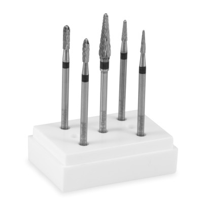Kit of 5 tungsten carbide cutters GTI - carbide cutters