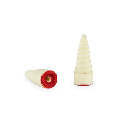 Glass-paper cones 20 pcs - SANDPAPER CONES