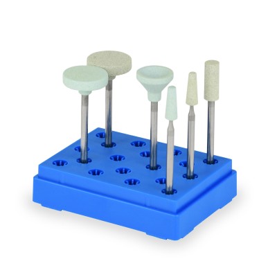 Kit Special abrasive tips for zirconium 6 pcs