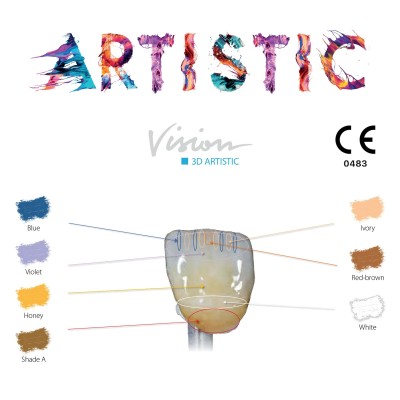 White Kit WOHLWEND Vision 3D ARTISTIC - LIQUID CERAMIC