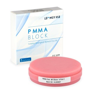 98x25 mm - Pink PMMA Block