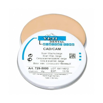 Yeti Scan Wax 45gr - WAX FOR CAD/CAM SCANS