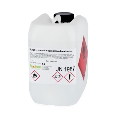 ISOSOL (Denatured Isopropyl Alcohol) 5 lt - 3D PRINTING SOLVENT
