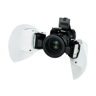 Pair of diffusers for white flash - PHOTOGRAPHIC DIFFUSERS