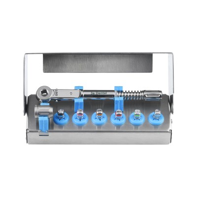 Kit of 6 screwdrivers + Torque wrench + Steel box