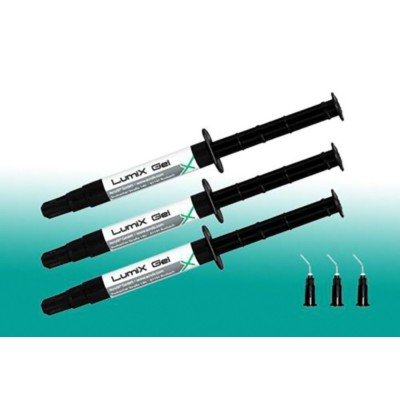 Lumix Red Gel 3 syringes of 3 gr - LIGHT-CURING GEL, CASTABLE