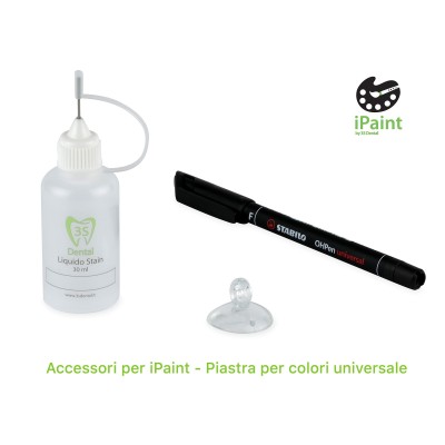 iPaint Universal Stain Plate - CERAMIC MIXING PLATE