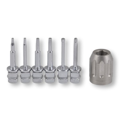 Kit of 6 screwdrivers + Torque wrench + Steel box