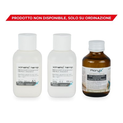 Xthetic® temp Introductory Kit - RESIN FOR LONG-LASTING TEMPORARIES