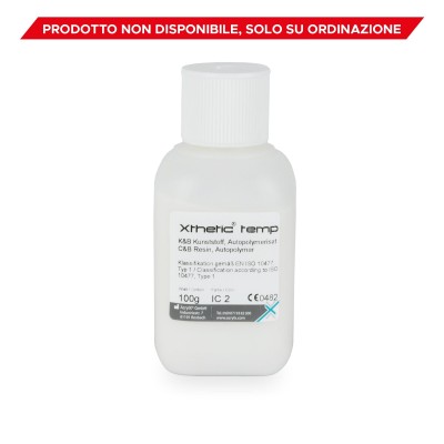 Xthetic® temp Smalti - RESIN FOR LONG-LASTING TEMPORARIES