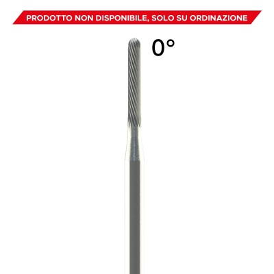 Tungsten carbide cutter for manual milling technology - STRAIGHT CUT FINE TEETH
