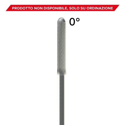 Tungsten carbide cutter for manual milling technology - STRAIGHT CUT FINE TEETH