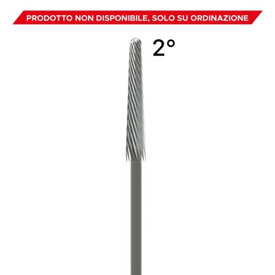 Tungsten carbide cutter for manual milling technology - STRAIGHT CUT FINE TEETH