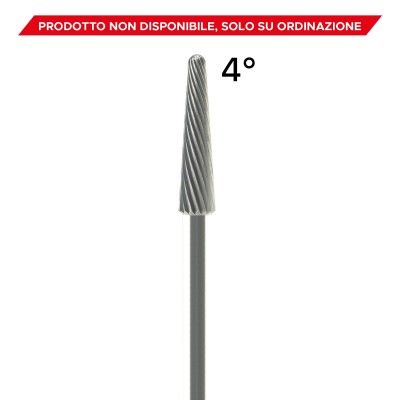 Tungsten carbide cutter for manual milling technology - STRAIGHT CUT FINE TEETH