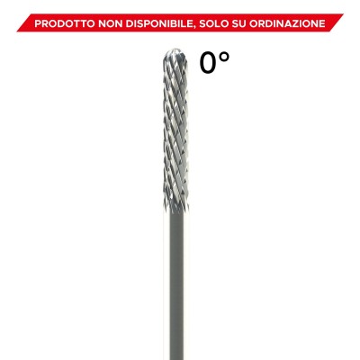 Tungsten carbide milling cutter for manual milling technology - COARSE TOOTH CROSS-CUTTING