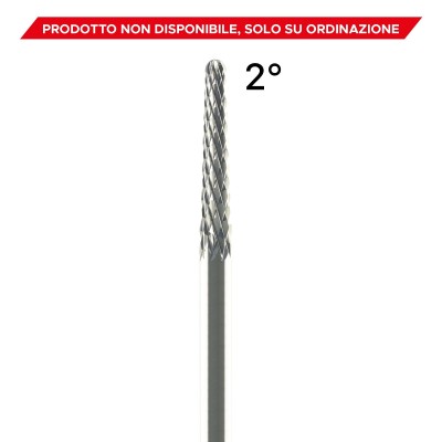 Tungsten carbide milling cutter for manual milling technology - COARSE TOOTH CROSS-CUTTING