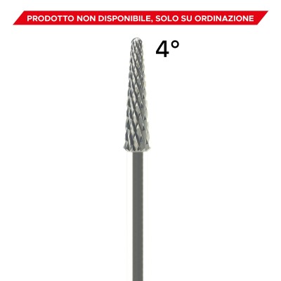 Tungsten carbide milling cutter for manual milling technology - COARSE TOOTH CROSS-CUTTING