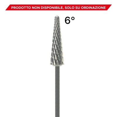 Tungsten carbide milling cutter for manual milling technology - COARSE TOOTH CROSS-CUTTING