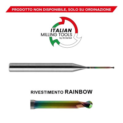 ROLAND Cutter Ø2 Wax, Peek, Pmma CAD/CAM Rainbow - CAD/CAM CUTTERS MADE IN ITALY