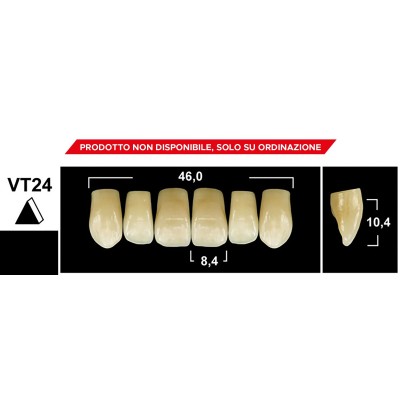 Gebdi Tribos 501 Upper Anterior - 3-layer pmma teeth