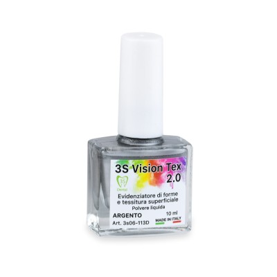 3S Vision Tex 2.0 Silver 10ml + Thinner - LIQUID HIGHLIGHTER