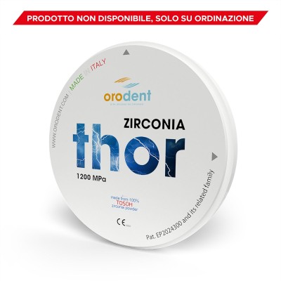 Thor 1200 MPa Zirconia Disc Multilayer Ø98mm