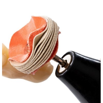 Special mounted brush 220 - RUBBER FOR RESIN FINISHING AND POLISHING