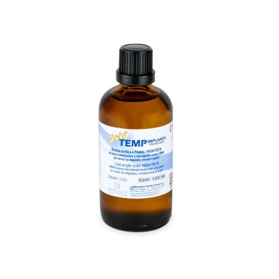 Gold Temp Implants Smalti - LONG-LASTING MICROFILLED TEMPORARY RESIN