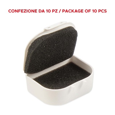 10 Sponge boxes 5.7x4.4x2 cm - Art. 3s06-069