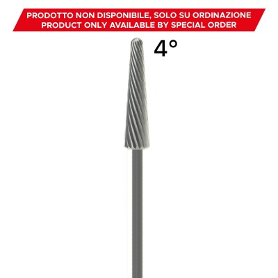 Tungsten carbide cutter for manual milling technology - STRAIGHT CUT FINE TEETH