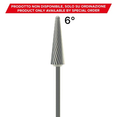 Tungsten carbide cutter for manual milling technology - STRAIGHT CUT FINE TEETH