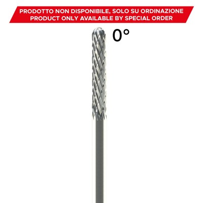 Fresa in carburo di tungsteno per la tecnica di fresaggio manuale - TAGLIO INCROCIATO DENTATURA GROSSA