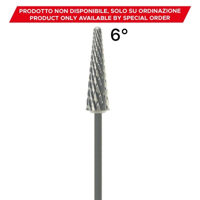 Tungsten carbide milling cutter for manual milling technology - COARSE TOOTH CROSS-CUTTING