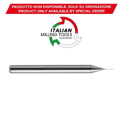 ROLAND Cutter Ø1,50 Waxes, Polyurethane and CAD/CAM Finishing - CAD/CAM Cutters MADE IN ITALY