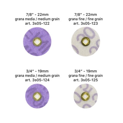 Sand Plastic MOORE Discs 50pcs - abrasive discs for finishing