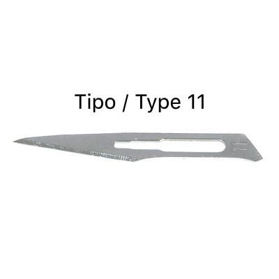Ricambi lame per bisturi tipo 11