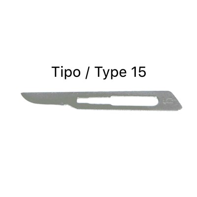Ricambi lame per bisturi tipo 15