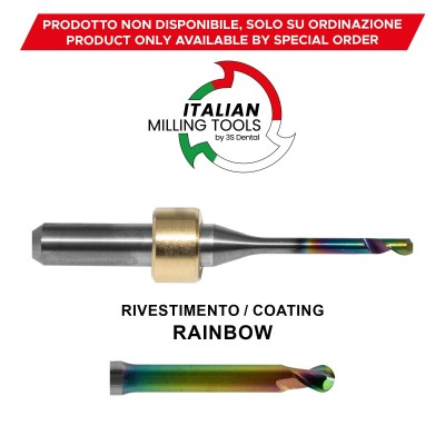 IMES ICORE Fresa Ø1,0 PMMA CAD/CAM Rainbow - FRESE CAD/CAM MADE IN ITALY