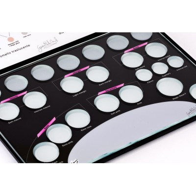 iPaint stain plate by Paolo Miceli for Ceram Art system - CERAMIC MIXING PLATE