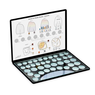 iPaint stain plate by Paolo Miceli for Ceram Art system - CERAMIC MIXING PLATE