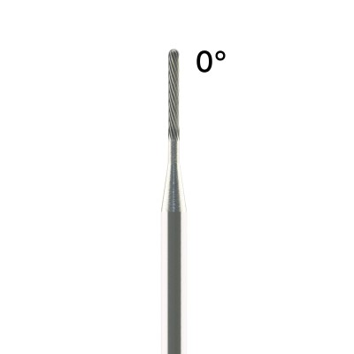Tungsten carbide cutter for manual milling technology - STRAIGHT CUT FINE TEETH