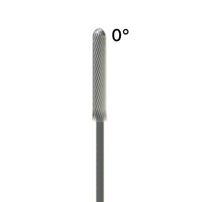 Tungsten carbide cutter for manual milling technology - STRAIGHT CUT FINE TEETH