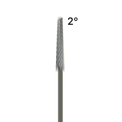 Tungsten carbide cutter for manual milling technology - STRAIGHT CUT FINE TEETH