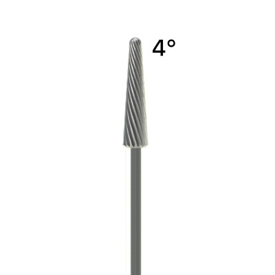 Tungsten carbide cutter for manual milling technology - STRAIGHT CUT FINE TEETH