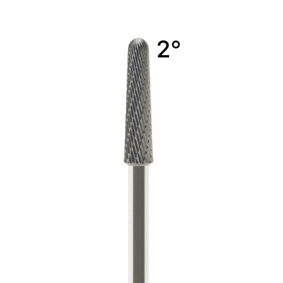 Tungsten carbide cutter for manual milling technology - STANDARD TOOTH CROSS-CUTTING